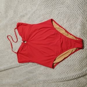J. Crew strapless tank swimsuit
